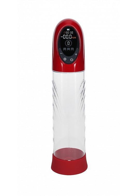 Shots Toys | PUMPED CyberPulse Automatic Penis Pump - Metallic Red Auto Penis Pump