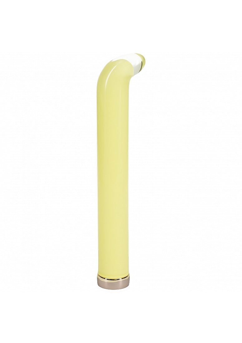Shots Toys | LOVELINE Aurora - 6.3" G-Spot Glass Vibrator - Yellow