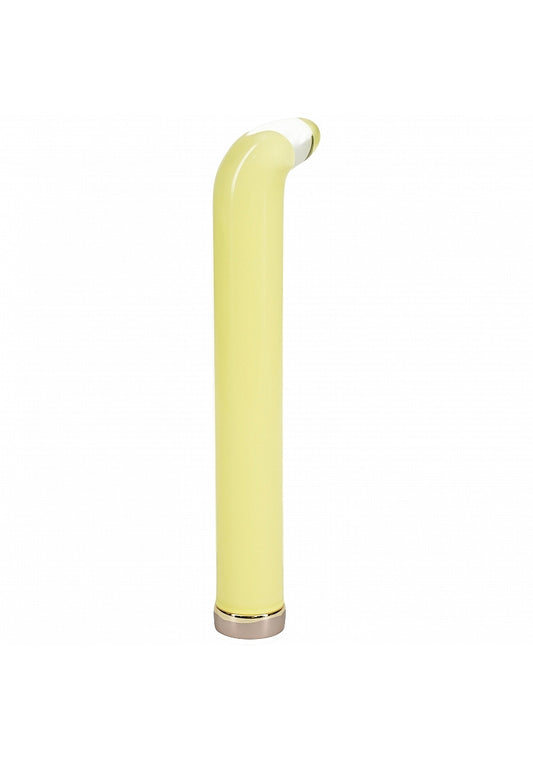 Shots Toys | LOVELINE Aurora - 6.3" G-Spot Glass Vibrator - Yellow