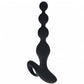 Shots Toys | LEVELZ - Remote Control Beaded Vibrating Silicone Anal Plug - Black