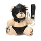 Master Series Hooded Teddy Bear BDSM Bondage Keychain