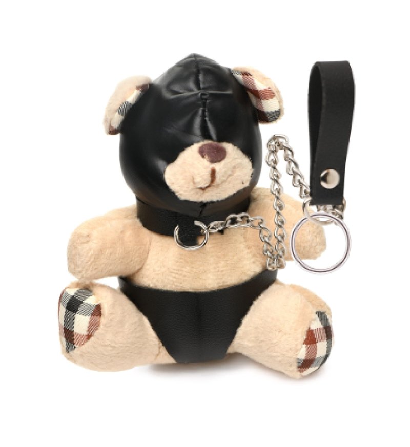 Master Series Hooded Teddy Bear BDSM Bondage Keychain