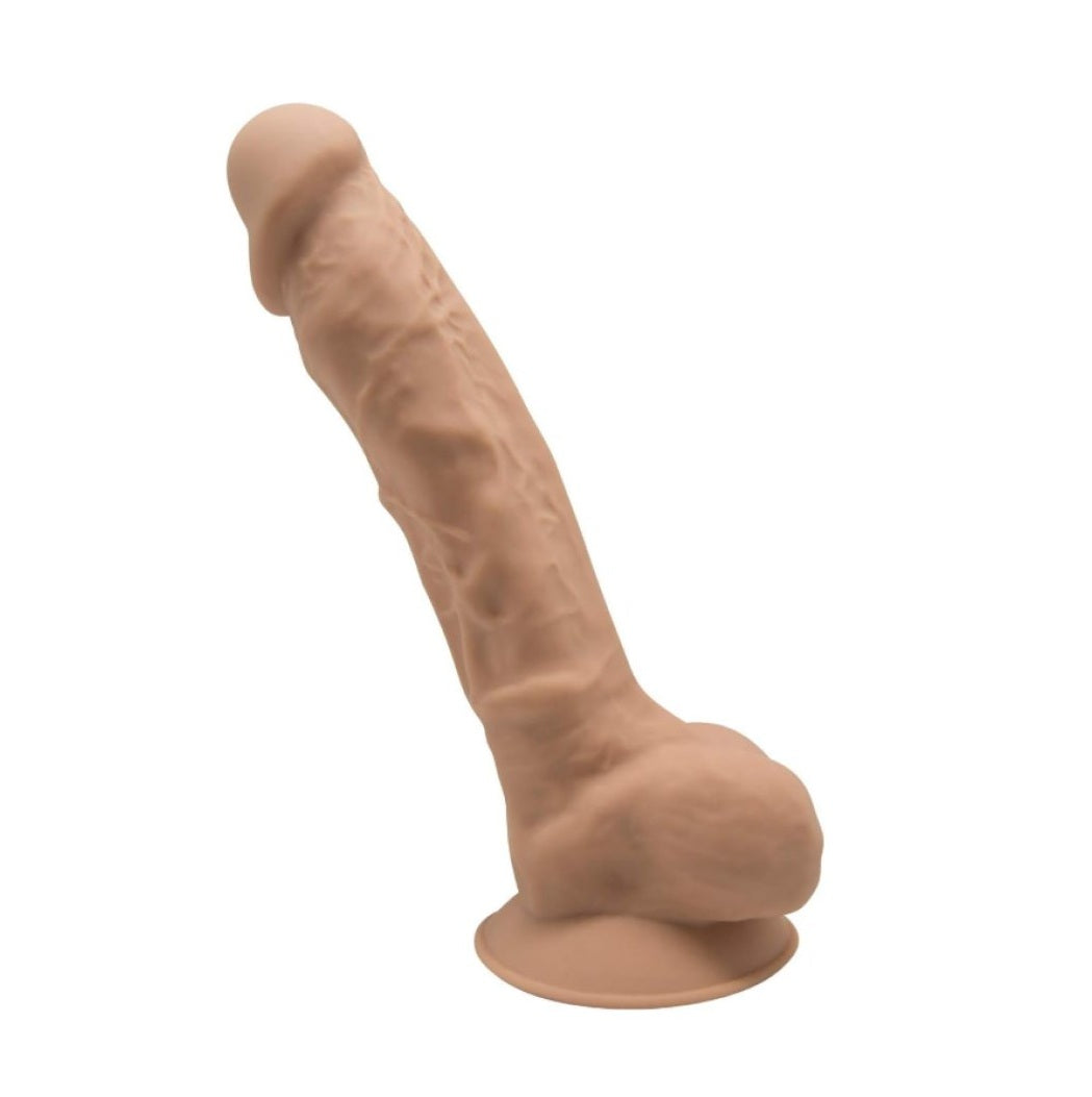 Adrien Lastic Silexd 9" Model 1 Realistic Silicone Dildo - Caramel