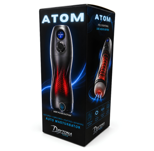 Drywell Atom Electronic Heating, Vibrating, Sucking and Moaning Masturbator