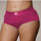 Shots Toys | OUCH! Vibrating Strap-on Boxer - Pink - Size XL/XXL