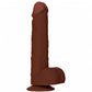 Shots Toys | REALROCK Straight Realistic Dildo with Balls - Brown 23cm (9") Dong