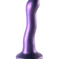 Shots Toys | OUCH! Ultra Soft Curvy G-Spot Dildo - 7" / 17 cm - Metallic Purple