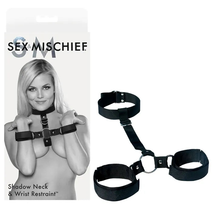Sportsheets Sex & Mischief Shadow Neck and Wrist Restraint