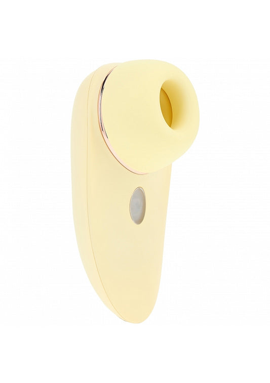 Shots Toys | LOVELINE Aurie - AirTapTech Tapping and Sucking Vibrator - Yellow