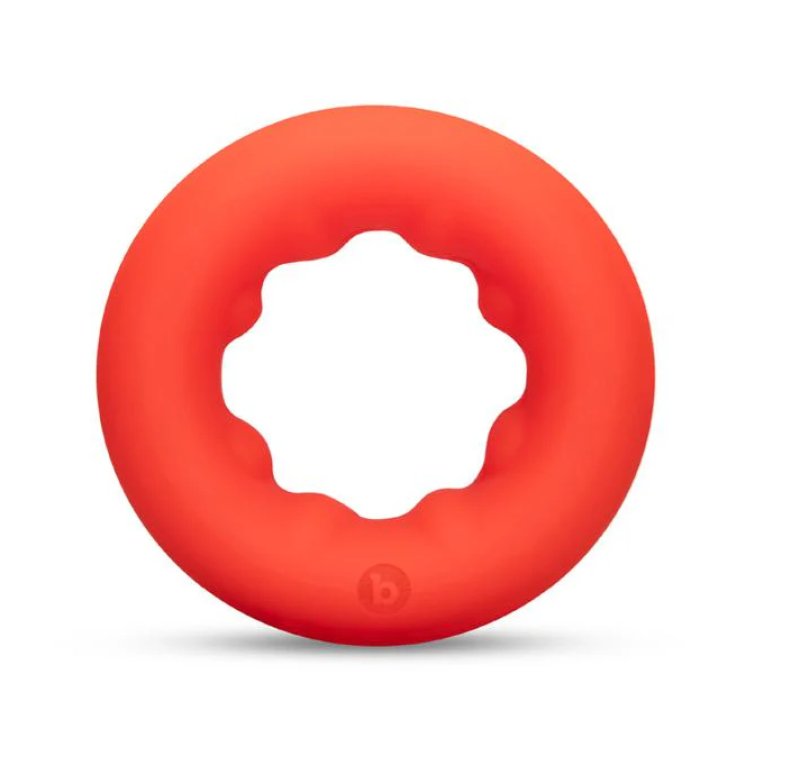 COTR | B-Vibe Flex Ring Grip - Ultra Soft Silicone Cock Ring - Red