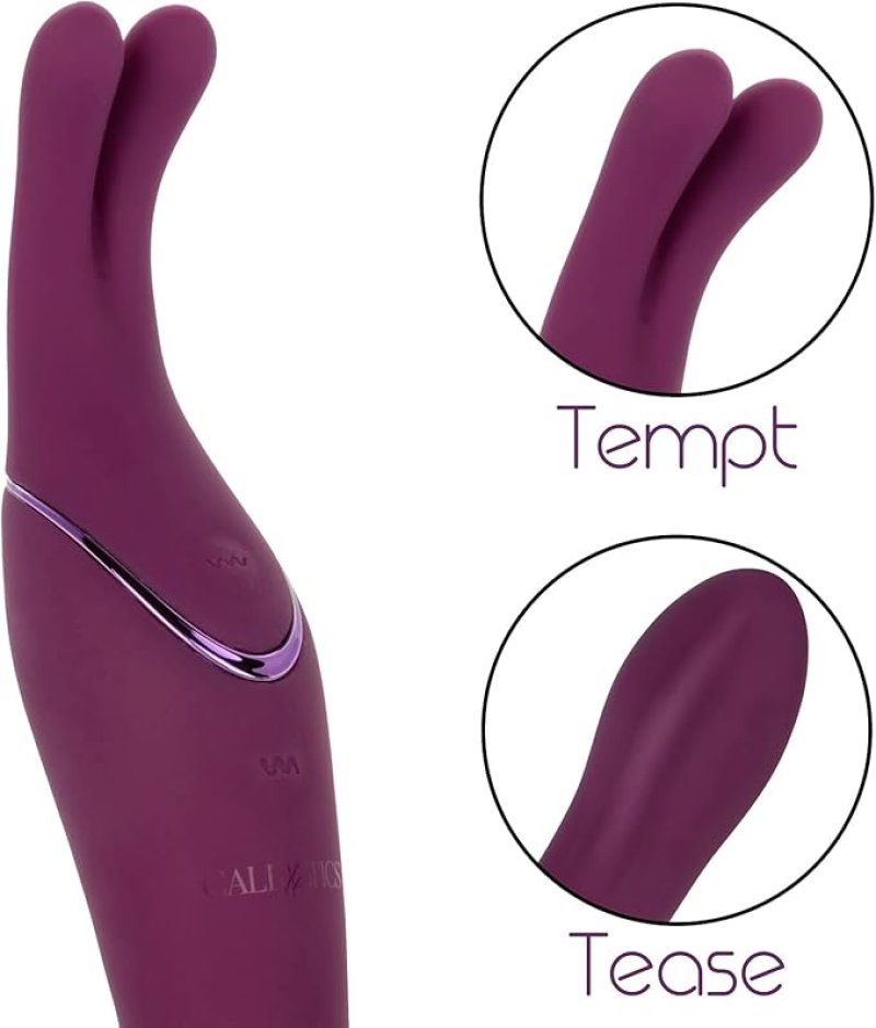 CalExotics Tempt & Tease Sass - 2 in 1 Massager Vibrator