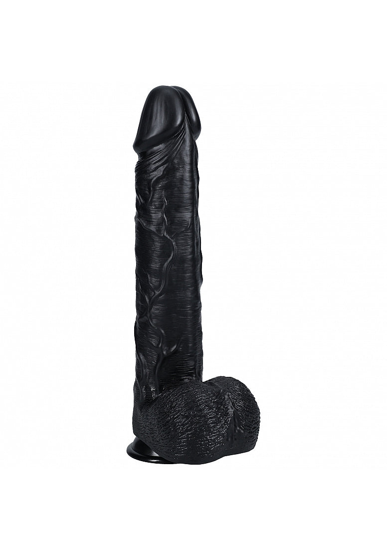 Shots Toys | REALROCK - Realistic Extra Long Dildo with Balls 15" / 38.1cm - Black