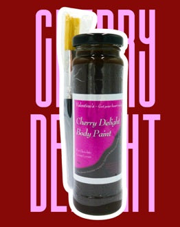 Valentino's Cherry Delight Chocolate Edible Body Paint 185g - Made in Australia