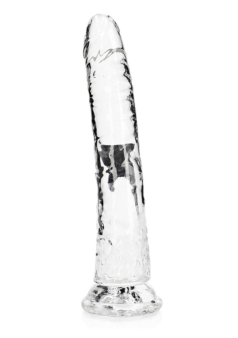 Shots Toys | REALROCK 27cm Realistic Slim Crystal Clear Dildo - Translucent (10") Dong
