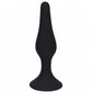 Shots Toys | LEVELZ - Slim Silicone Anal Plug - Medium - Black