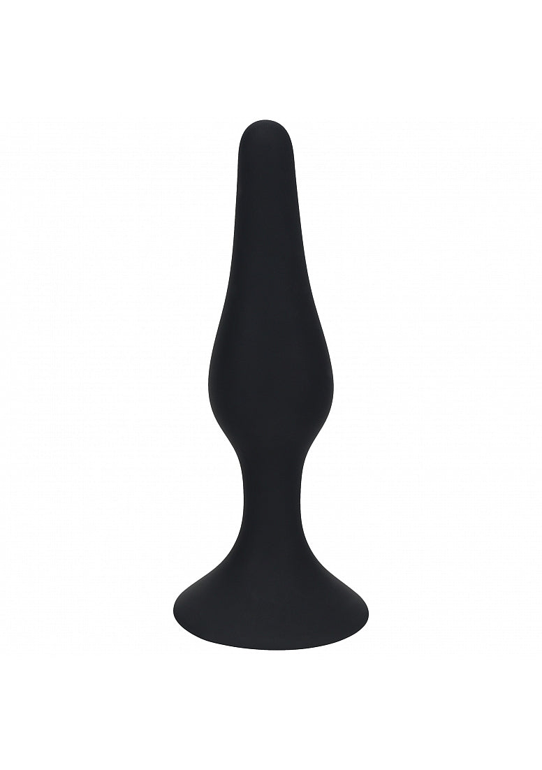 Shots Toys | LEVELZ - Slim Silicone Anal Plug - Medium - Black