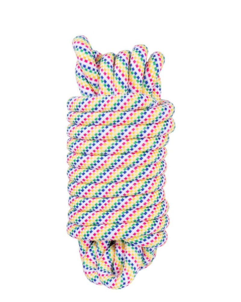Excellent Power | Love Knot 10m 8mm Thick Polyester Rope - Rainbow