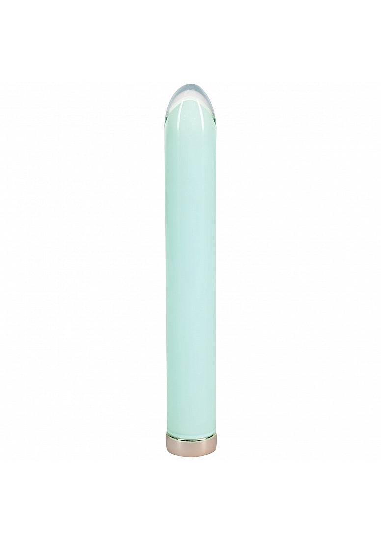 Shots Toys | LOVELINE Sparkle - 6.3" Glass Vibrator - Green