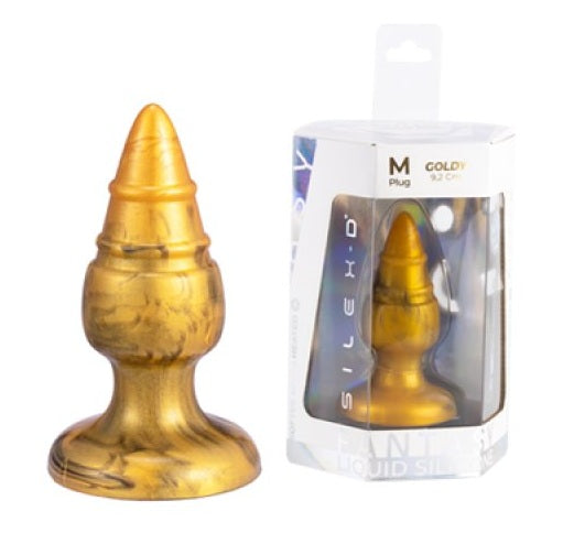 Adrien Lastic Silexd Plug Fantasy Liquid Silicone M Plug Goldy