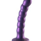 Shots Toys | OUCH! Beaded G-Spot Dildo - 5" / 13 cm - Metallic Purple