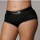 Shots Toys | OUCH! Vibrating Strap-on Boxer - Black - Size XL/XXL