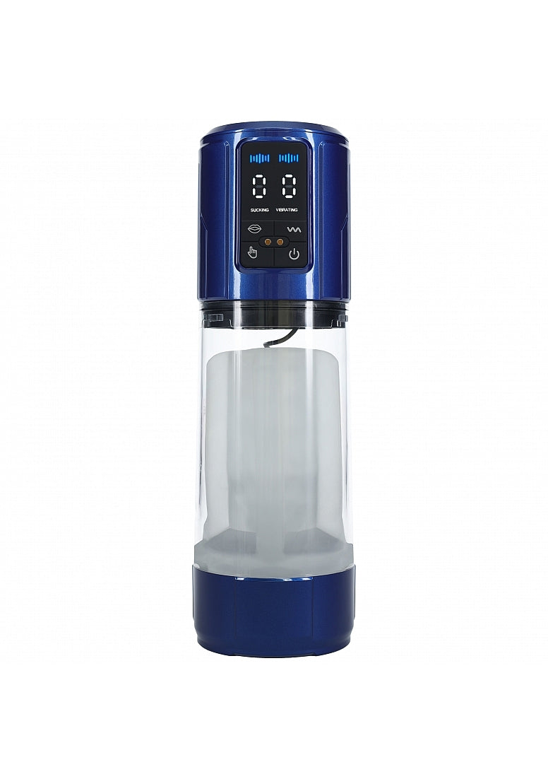 Shots Toys | PUMPED UltraLift Automatic Masturbator Pump - Metallic Blue