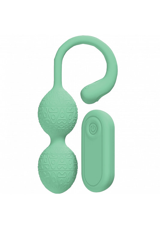 Shots Toys | LOVELINE PelviFit - Remote Control Beads Kegel Vibrator - Green