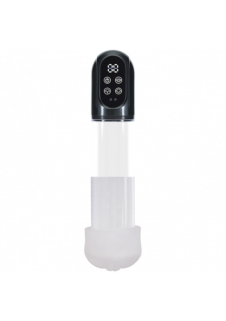 Shots Toys | PUMPED Engage Automatic Penis Pump - Gun Metal Auto Penis Pump