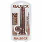 Shots Toys | REALROCK Straight Realistic Dildo with Balls - Brown 18cm (7") Dong
