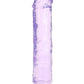 Shots Toys | REALROCK Crystal Clear 8" Straight Dildo No Balls - Purple