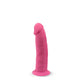 Adrien Lastic Silexd 6" Model 2 Premium Silicone Dildo - Pink Glow In The Dark