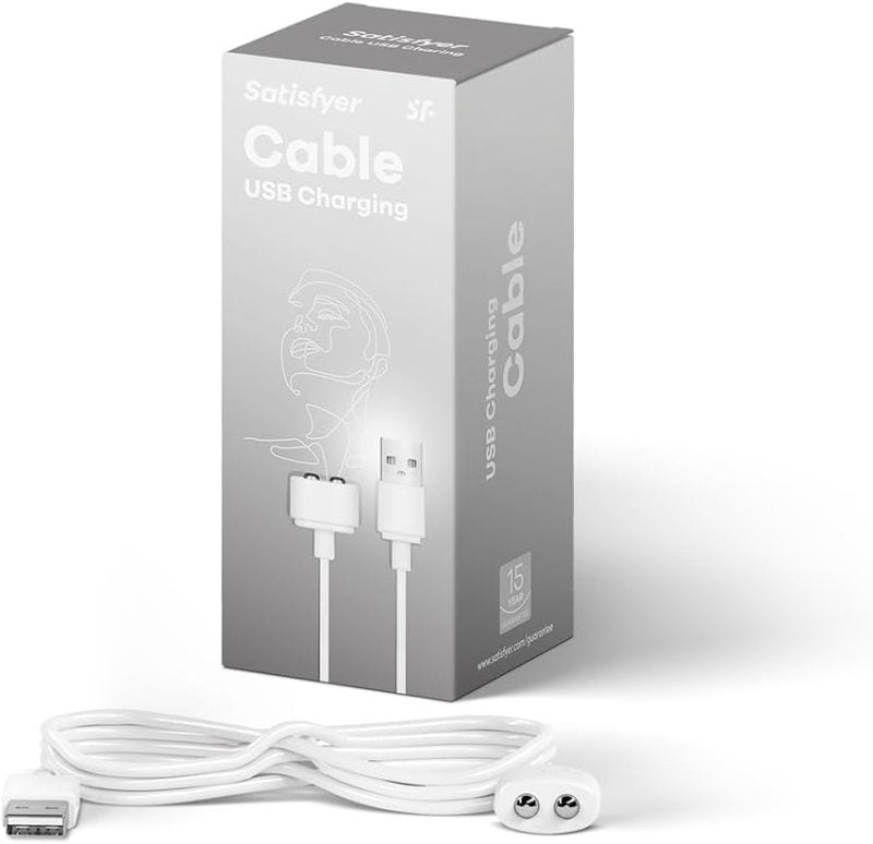 Satisfyer USB Magnetic Charging Cable White