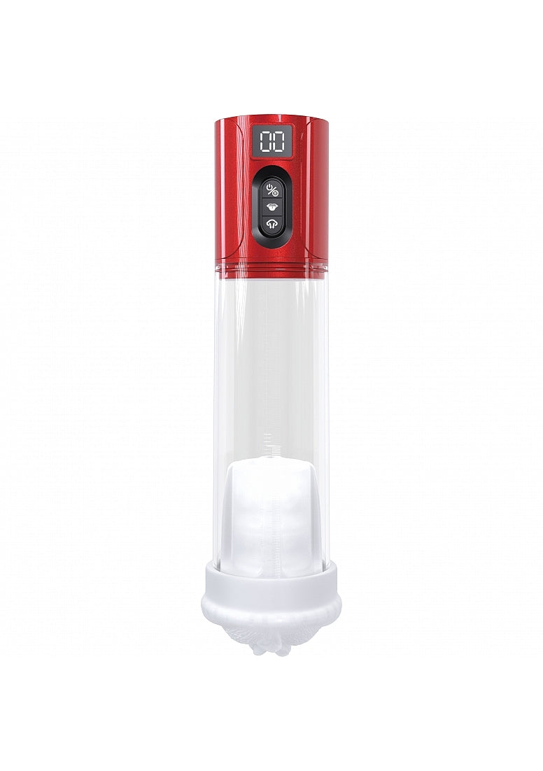 Shots Toys | PUMPED HyperLift - Suction Masturbator Pump - Metallic Red