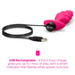 COTR | B-Vibe Swirl Textured Vibrating Plug - Pink
