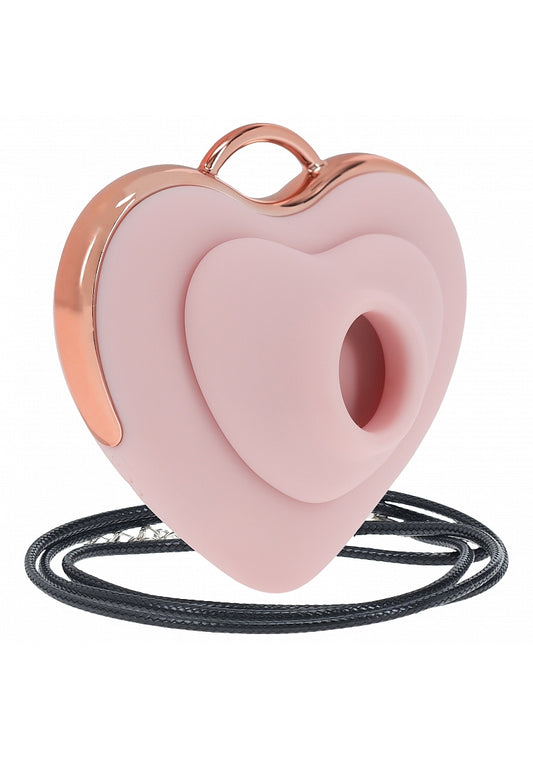 Shots Toys | LOVELINE Luvie - AirTapTech Tapping Sucking Heart Shaped Vibrator - Pink