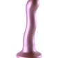 Shots Toys | OUCH! Ultra Soft Curvy G-Spot Dildo - 7" / 17 cm - Rose Gold