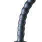 Shots Toys | OUCH! Beaded G-Spot Dildo - 8" / 20.5 cm - Gun Metal