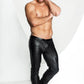 Noir Mens Wetlook Sexy Unique Long Pants Size S/M/L/XL