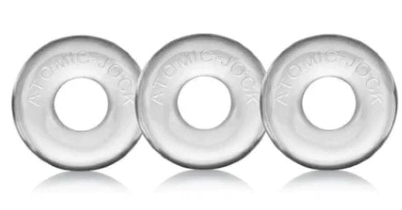 OxBalls RINGER 3-pack of DO-NUT-1 cockrings CLEAR