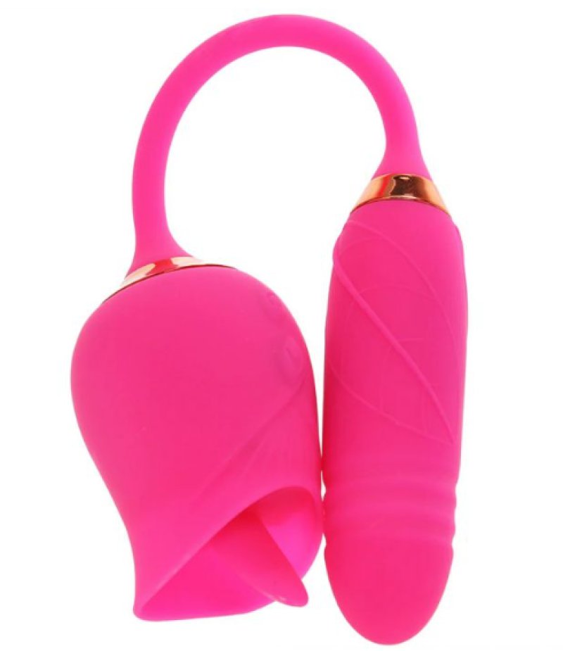 Cousins Group | Pink Pussycat Licking Rose Stimulator