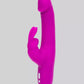 Love Honey Happy Rabbit Slimline Realistic Rechargeable Rabbit Vibrator Purple