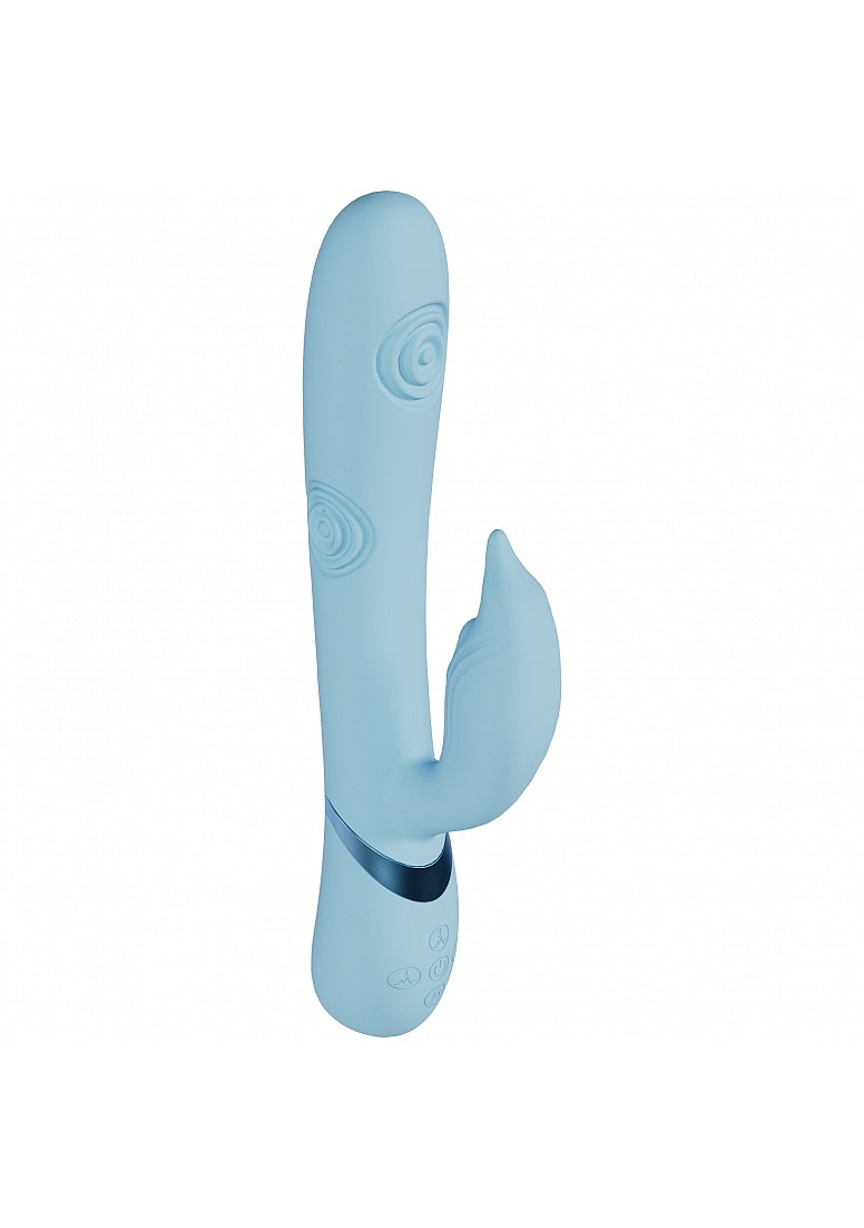 Shots Toys | VIVE Pallina Triple Motor G-Spot Vibrating Tapping Beads Clit Stimulator Blue