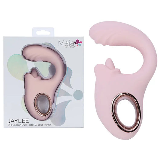 Maia Toys | Maia JAYLEE - Pink USB Rechargeable Dual Motor Vibrator