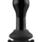 Shots Toys | Globy - Glass Vibrator With Suction Cup and Remote - Black