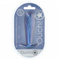 Shots Toys | Ouch! - Ribbed Anal Plug - Silicone - Metallic Blue