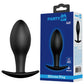 Party Up JEFF Silicone Plug - Black 8.5cm Butt Plug