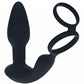 Shots Toys | LEVELZ - Dual Vibrating Remote Control & Rotating Beads Silicone Prostate Stimulator with Cock & Ball