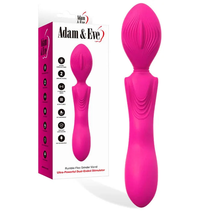Adam & Eve GRINDER WAND - Massage Wand Vibrator Pink