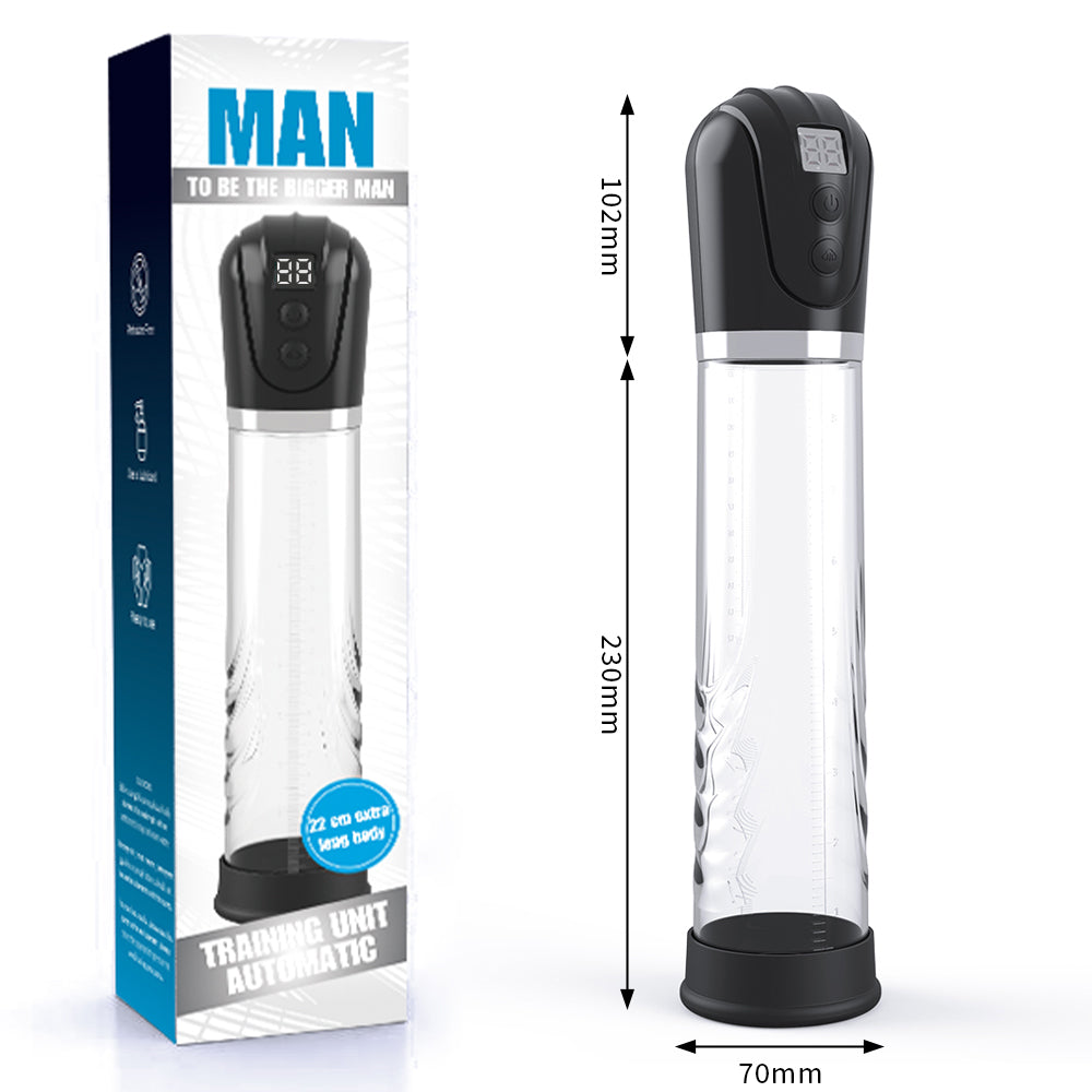 Canwin MAN Penis Pump 230mm Longer Tube Digital Display