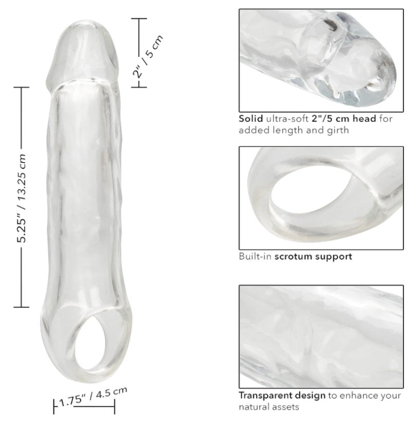 Calexotics Performance Maxx Clear Extension 7.5"